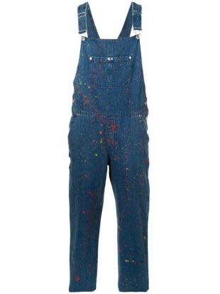 A.P.C. Paint Splattered Dungarees