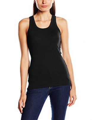 Petit Bateau DEBARDEUR - Camiseta tirantes para mujer, Negro, Medium