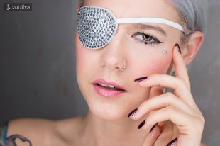 Eye Patch *Stardust*   Silver Rhinestones | Cosplay
