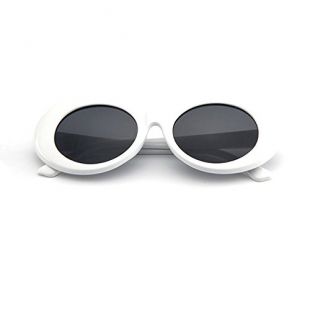 MyPartyShirt - Kurt Cobain White Round Sunglasses