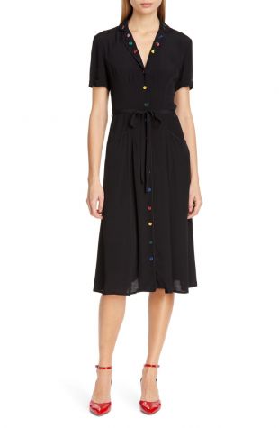 HVN - Maria Pajama Midi Dress