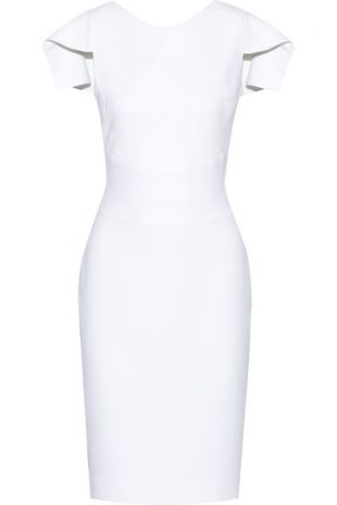 antonio berardi - Stretch crepe dress