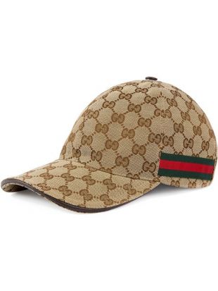 Gucci Casquette Original GG à Bordure Web