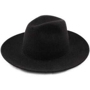 Chapeau feutre  pliable  large bord  Sheerline noir