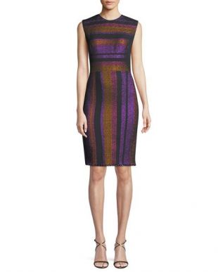 Robe Maxi Diane Von Furstenberg Sans Manches à Rayures Avec Ceinture - Taille 10 - Neuf Avec étiquettes (NWT)