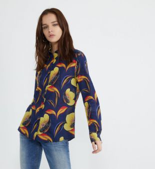 Chemise Cléo cintrée imprimée