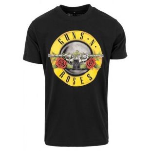 T-shirt Officiel Guns N' Roses - Logo Bullet Bravado - Coupe Classique Légère - 100% Coton