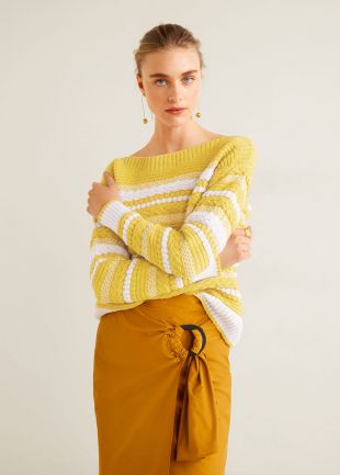 Mango Jacquard sweater