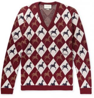 Gucci Wool Jacquard Sweater