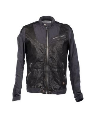 Leather & Nylon Jacket