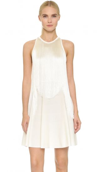 Sleeveless Fringe Dress