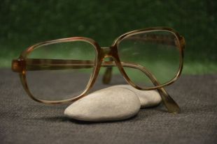 Lunettes vintages frames Optyl lunettes cadres élégant rétro des années 80 marron couleur cuivre Vintage Optyl cadres