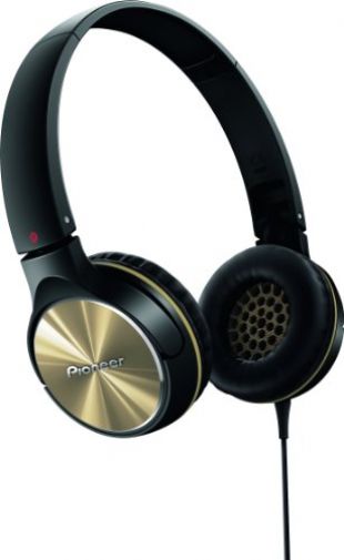 Pioneer SE-MJ532-N Headband Kopfhörer (Kabellänge 1,2m, 32 Ohm Impedanz) gold
