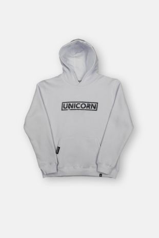 Unicorn Sweatshirt Pro Glitch Blanc