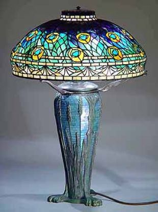Tiffany lamp shade  PEACOCK  #1472