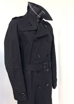 burberry london homme noir trench coat 52R (42RUK)