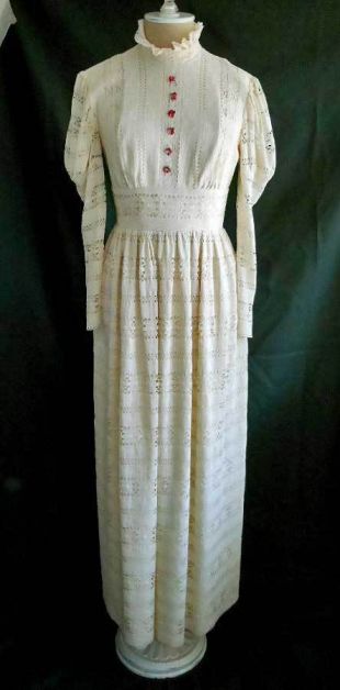 robe blanche vintage