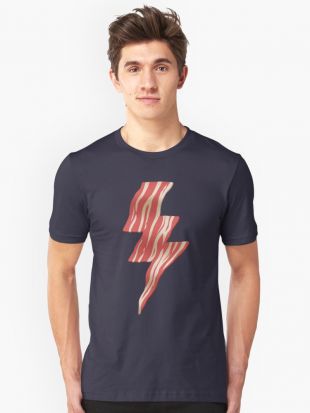 t shirt bacon