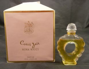 Flacon Extrait de Parfum NINA RICCI Coeur Joie en cristal Lalique