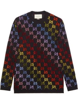 Gucci Pullover multicolor à motifs GG