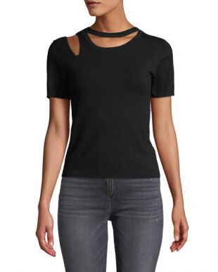 Alice + Olivia Roslyn Cutout Sweater