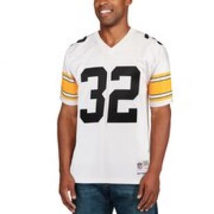 Mitchell & Ness Franco Harris Pittsburgh Steelers White 1976 Replica Retired Player Jersey
