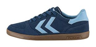 hummel Victory, Unisex Adults’ Low-Top Sneakers, Blue (Poseidon), 9.5 UK (44 EU)