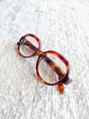 lunettes de tortue corne cerclée 1960 60 ' s vintage femmes cadres fabriquées en Espagne par Barbudo, occasion