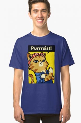 t-shirt Purrrsist !
