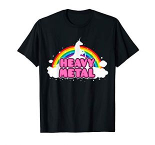 Unicorn Heavy Metal T-Shirt