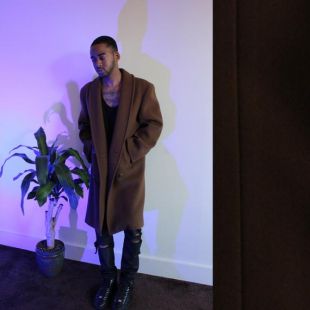 Manteau de laine Vintage Unisexe Calvin Klein