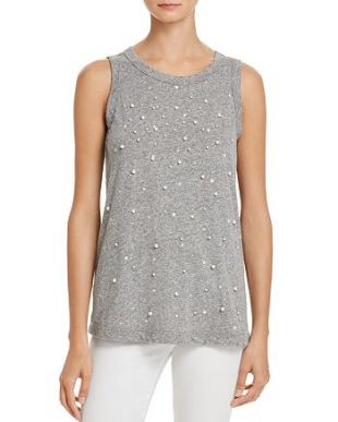 The Muscle Faux Pearl Tee