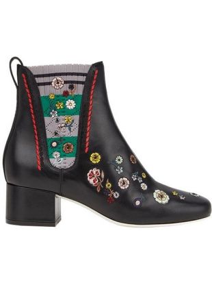 Floral Embroidered Boots