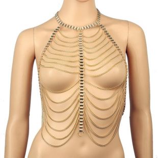 Multi Layer Metal Body Chain