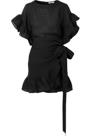 ISABEL MARANT ETOILE - Delicia Ruffled Linen Mini Dress