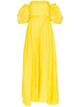 Loewe Robe Longue à Épaules Dénudées