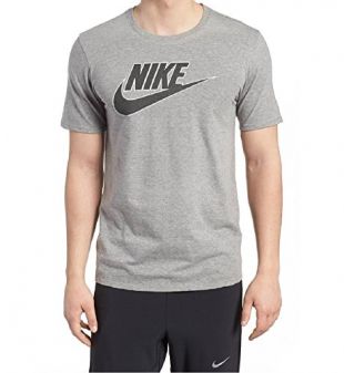 Nike - NIKE Mens Futura Icon T-Shirt Athletic Cut. Color Grey/Size: Large