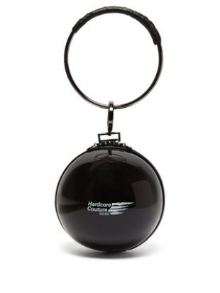 Marine Serre Dream Ball rubber clutch bag