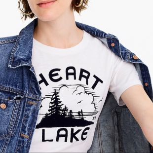 Heart Lake Graphic Tee
