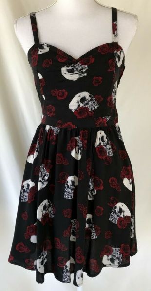 Hot Topic - Skull Rose Dress