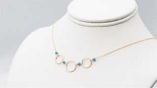 Admirable Jewels Turquoise Layer Necklace