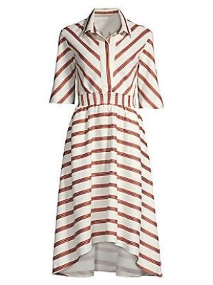 Romala Stripe Shirtdress