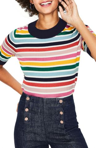 Multicolor Knit Tee