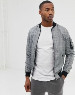 Pull & Bear bomber en Gris