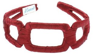 L. Erickson USA Italian Links Headband - Merlot