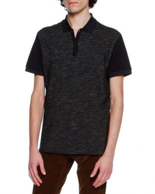 Slub-Knit Polo Shirt