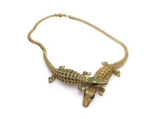 Designer Alligator Crocodile Handmade Necklace