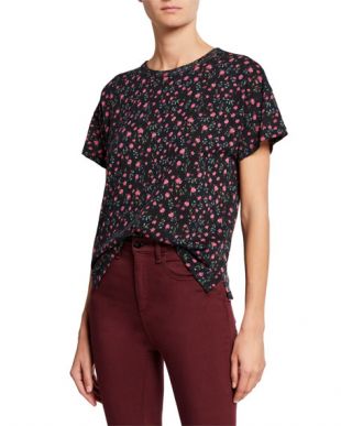 Vintage Floral Crewneck Tee