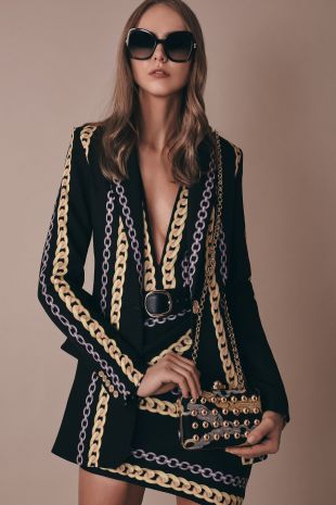 Elie Saab Black and gold dress