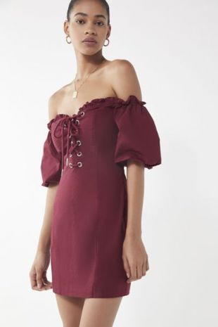 I.AM.GIA Alya Off The Shoulder Corset Dress worn by Maggie Vera (Sarah  Jeffery) in Charmed (S01E22) | Spotern